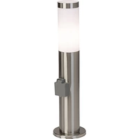 Lampadaire extérieur Brilliant 43693/82 Chorus Ampoule à économie d'énergie E27 10 W acier inoxydable Lampadaire extérieur Brilliant 43693/82 Chorus Ampoule à économie d'énergie E27 10 W acier inoxydable