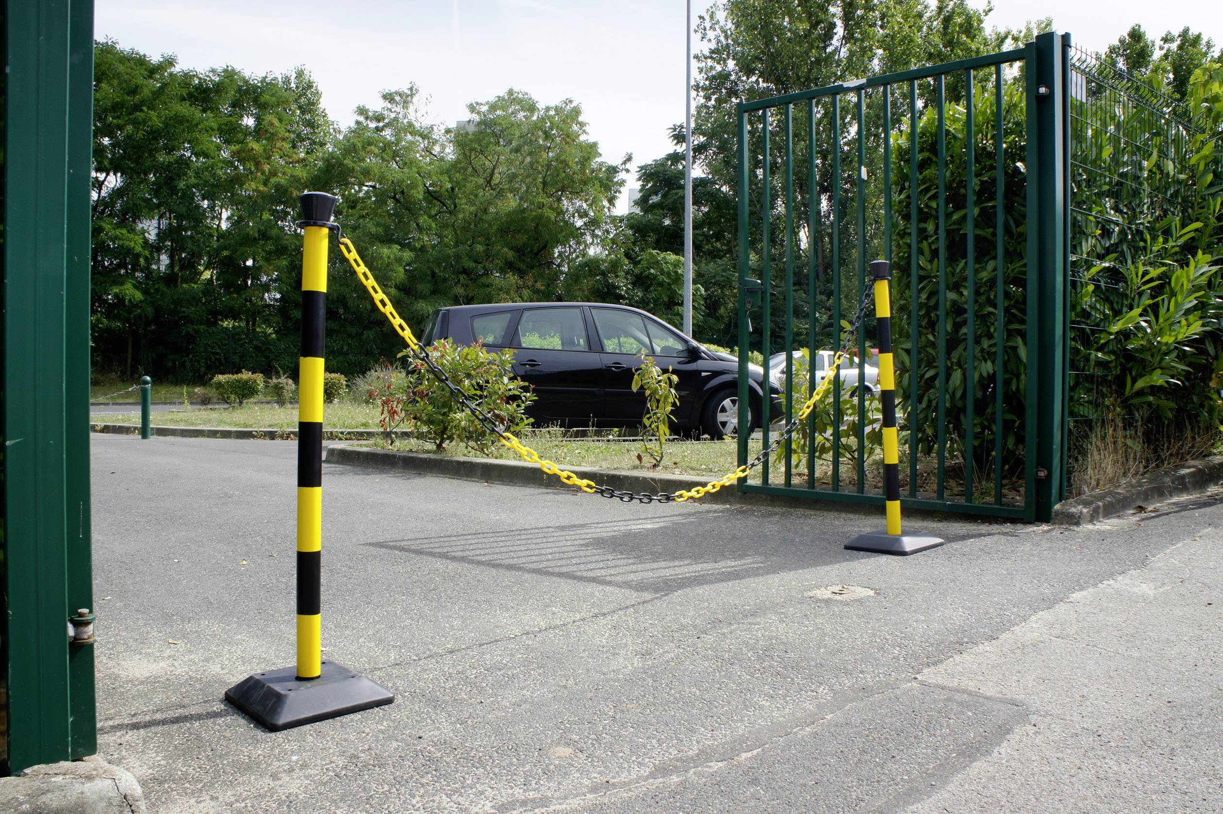 VISO CNJ801SBS Chaîne de signalisation noir, jaune plastique 25 m