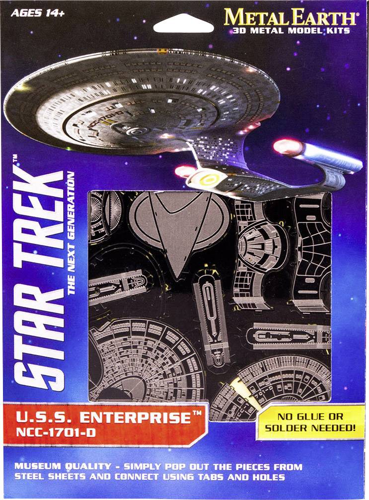 Metal Earth Star Trek USS Enterprise NCC-1701-D Kit en métal