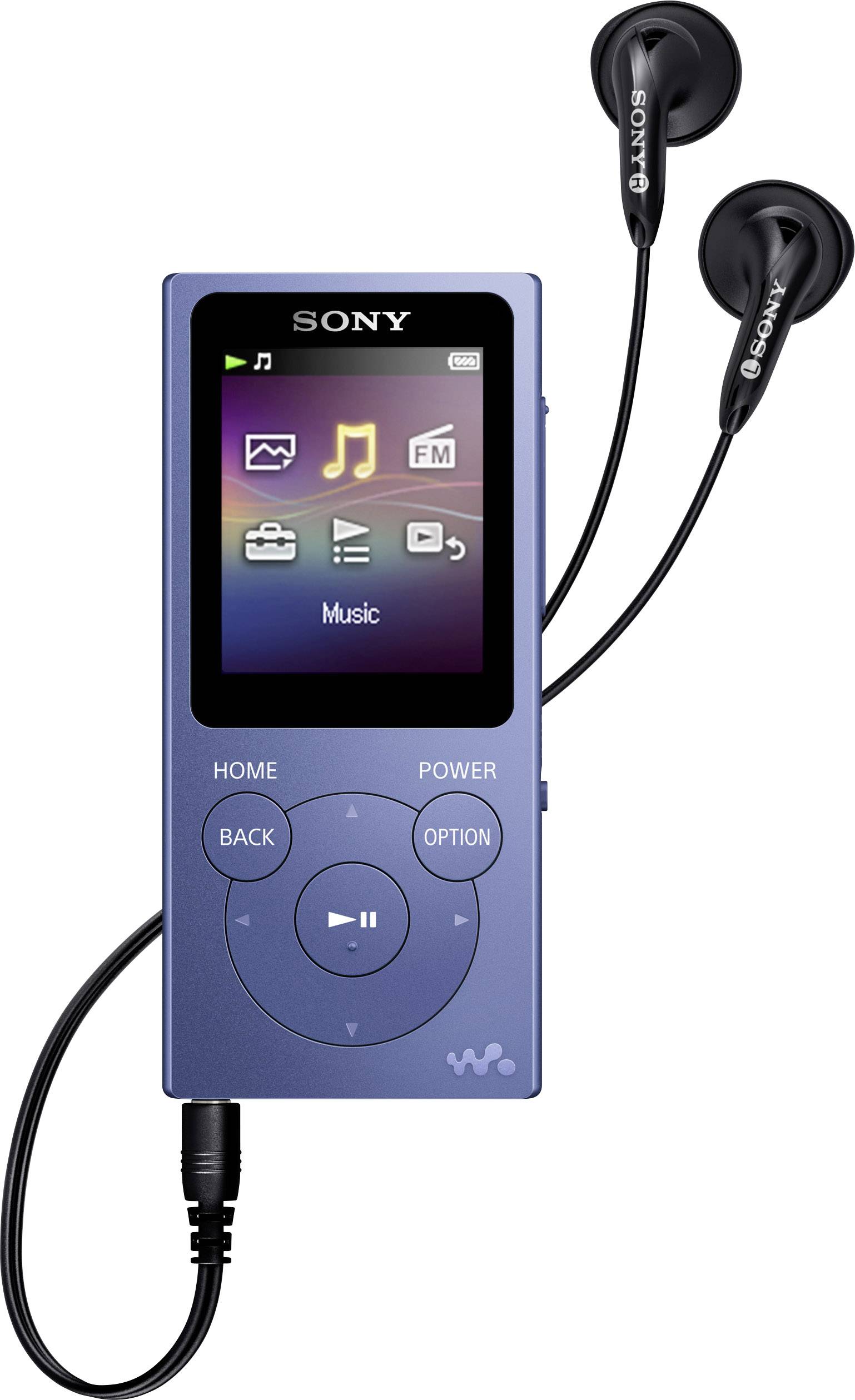 Lecteur MP3, Lecteur MP4 Sony Walkman® NW-E394L 8 GB bleu