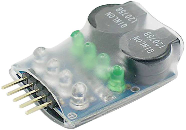 Buzzer pour batterie Li-po Pichler Modellbau C5488 (L x l x H) 35 x 25 x 10 mm