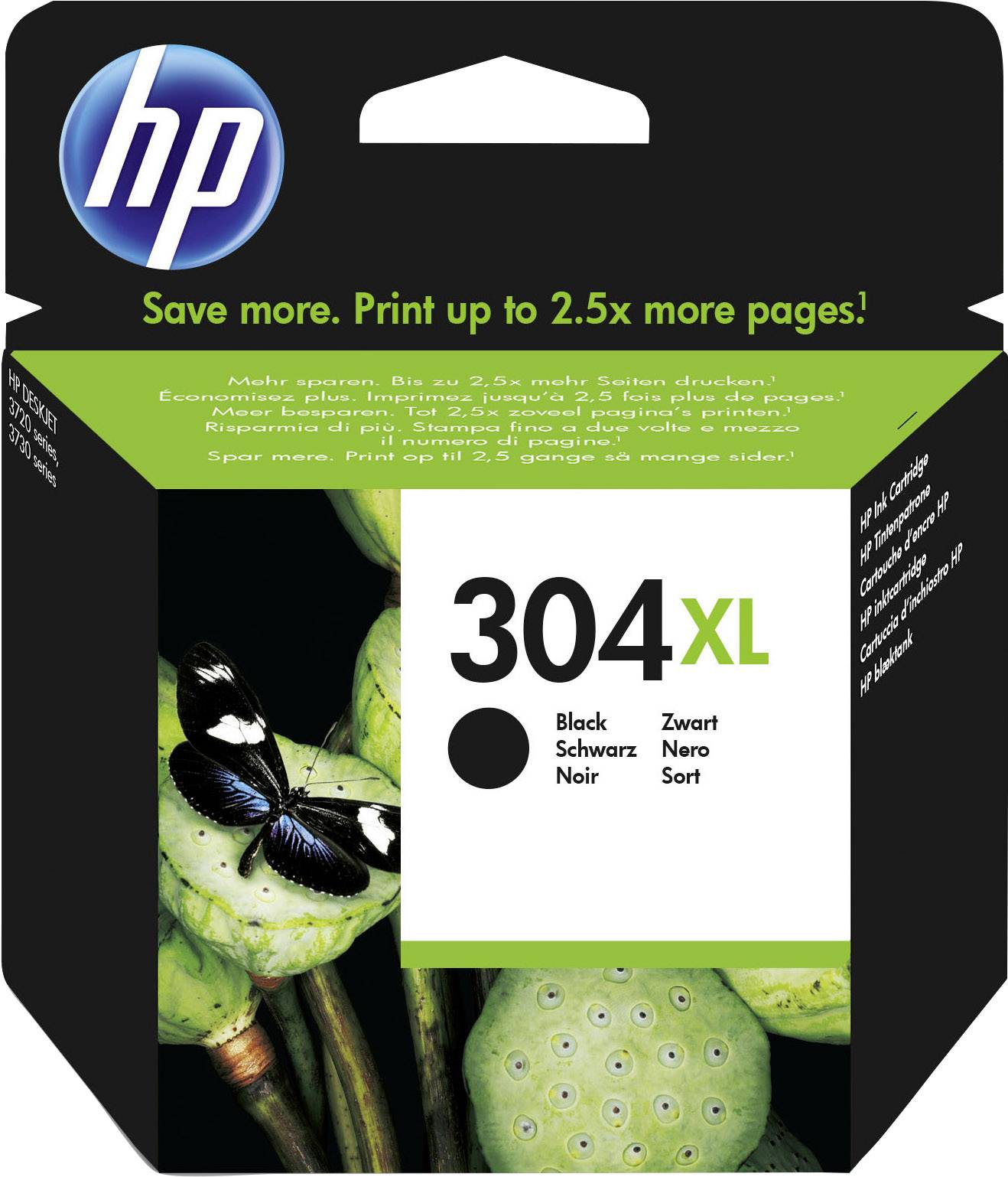 HP 304XL Encre d'origine noir N9K08AE Encre