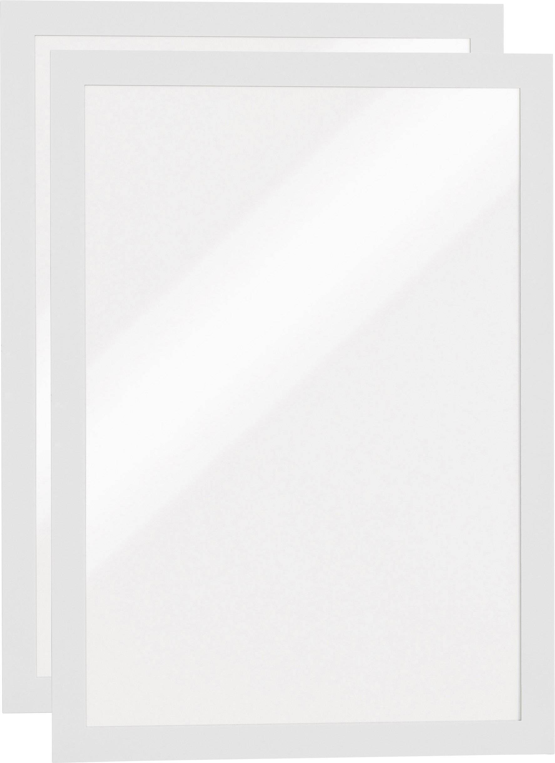 Durable 487202 DURAFRAME A4 - 4872 Cadre d'information autocollant DIN A4 blanc (l x H) 236 mm x 322 mm 2 pc(s)