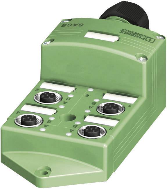 Répartiteur passif M12 filetage métal Phoenix Contact SACB-4/ 4-L-C SCO 1516784 1 pc(s)