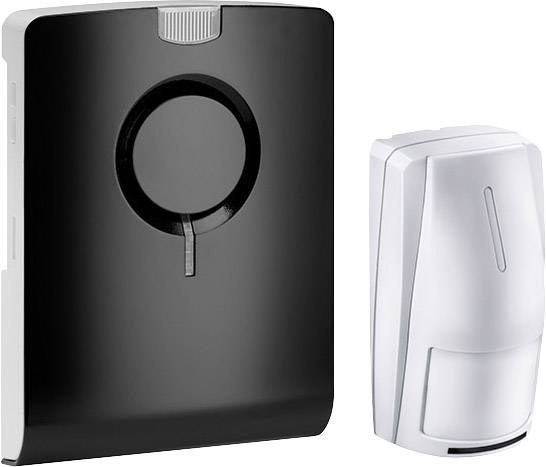 Carillon sans fil Set complet avec lecture de votre propre musique, avec détecteur de mouvements Grothe 43515 ECHO