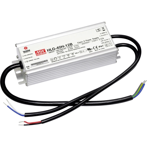 Bloc d'alimentation à découpage LED Driver de LED, Transformateur pour LED à tension constante, à courant constant MW Mean Well Bloc d'alimentation à découpage LED Driver de LED, Transformateur pour LED à tension constante, à courant constant MW Mean Well