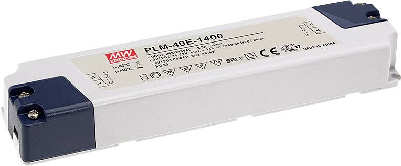 Bloc d'alimentation à découpage LED Driver de LED à courant constant Mean Well PLM-40E-350 36.75 W (max) 0.35 A 53 - 105 V/DC non