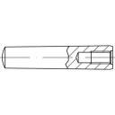 TOOLCRAFT 144687 Goupille conique (Ø x L) 6 mm x 28 mm acier 25 pc(s)