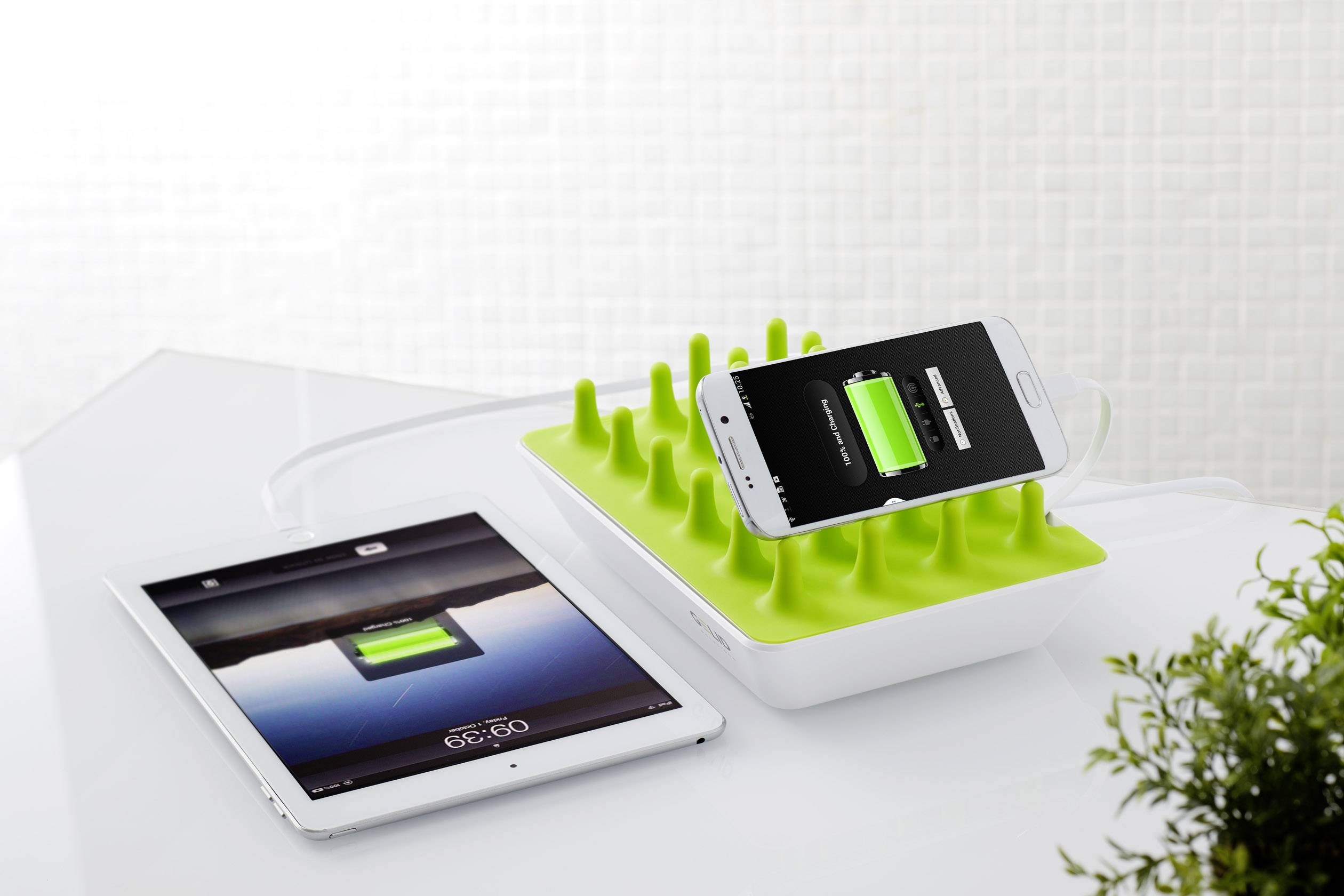 Chargeur USB Gelid PC-CH02-A Courant de sortie (max.) 9600 mA 4 x USB, Micro USB auto-détection