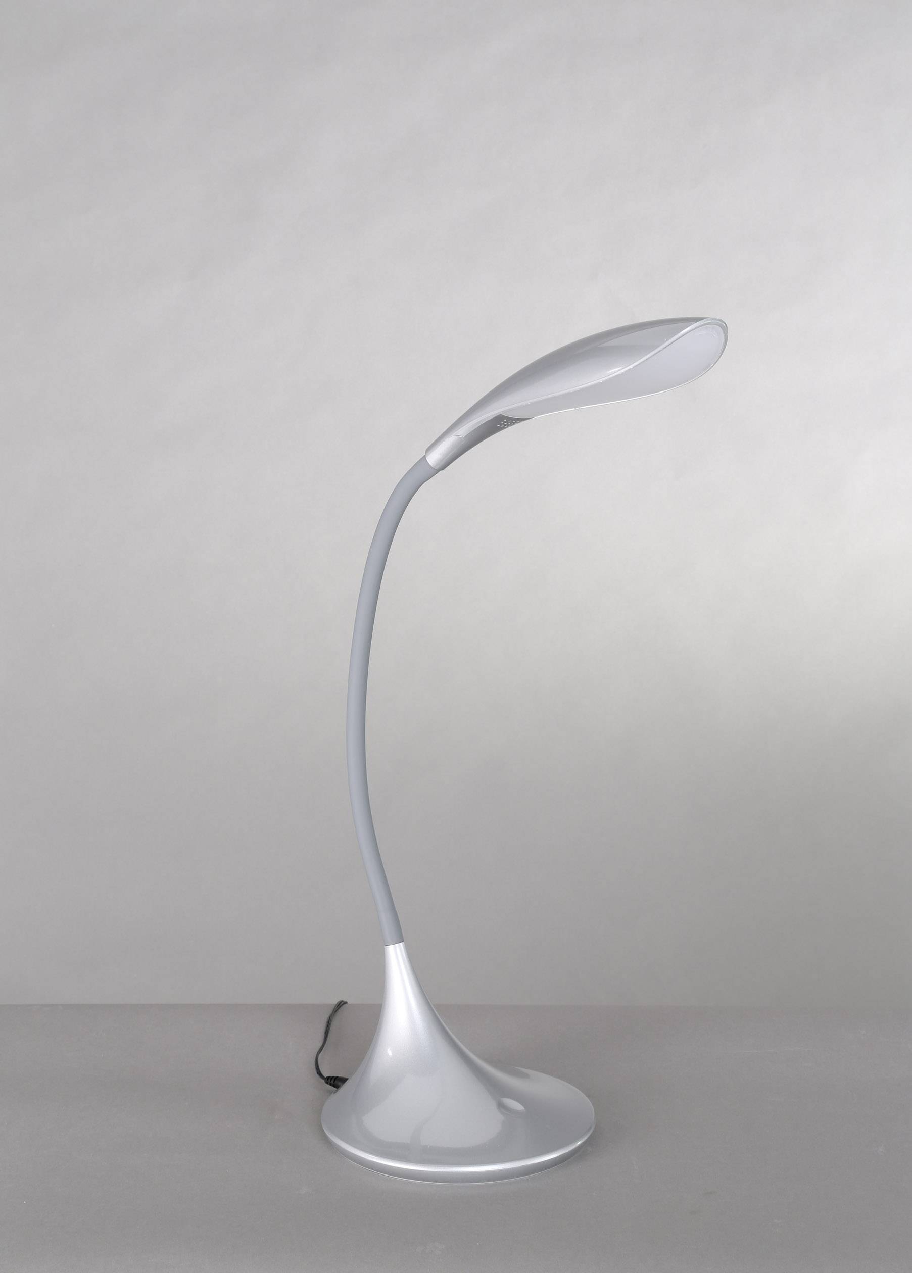 WOFI Yon 8025.01.70.0000 Lampe de bureau à LED LED LED intégrée 5.5 W argent