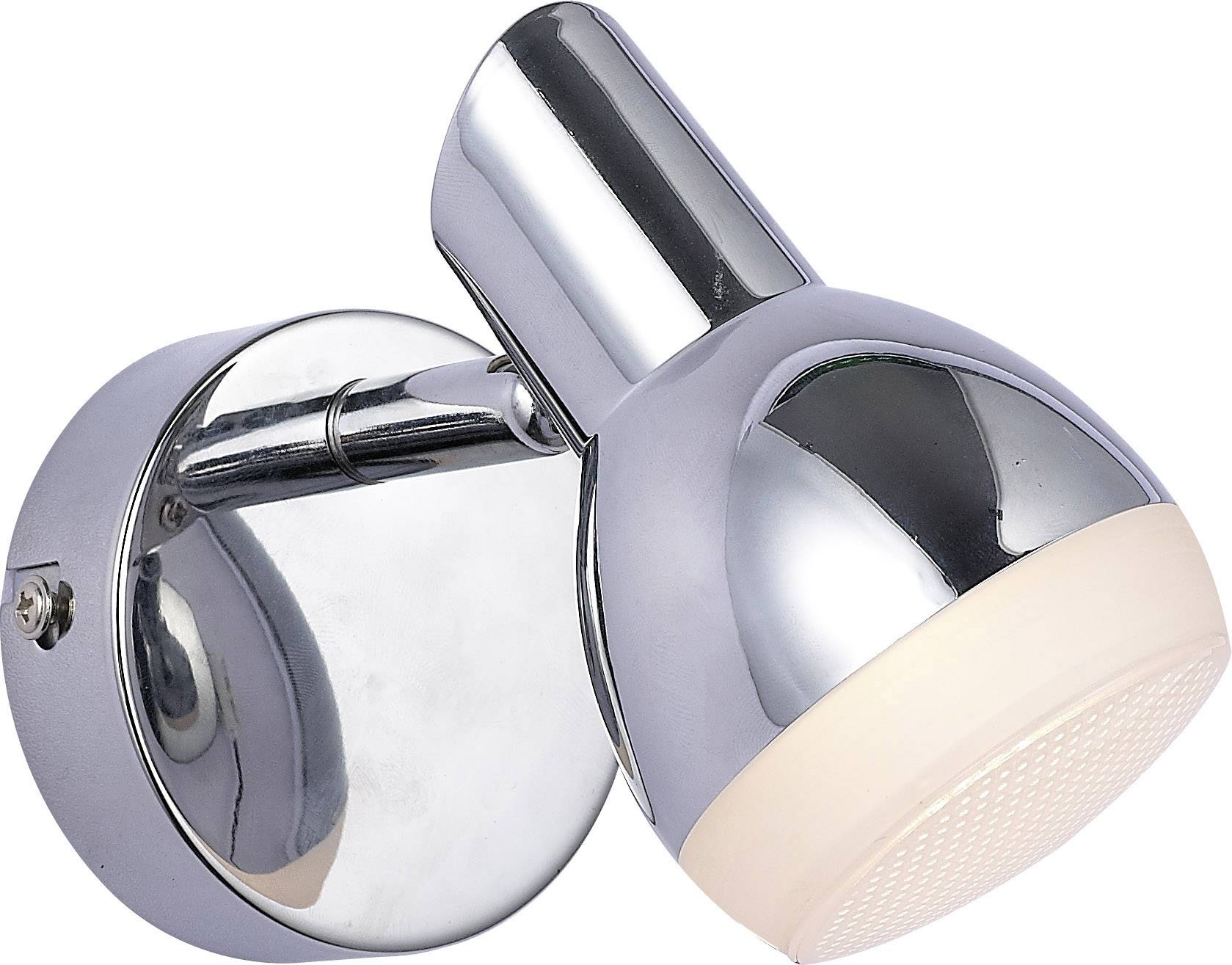 ACTION Nantes 426901010000 Projecteur mural LED 5 W blanc chaud chrome