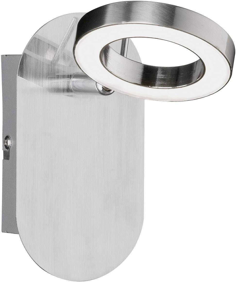 ACTION Monza 436701640000 Projecteur mural LED 5 W blanc chaud nickel (mat)