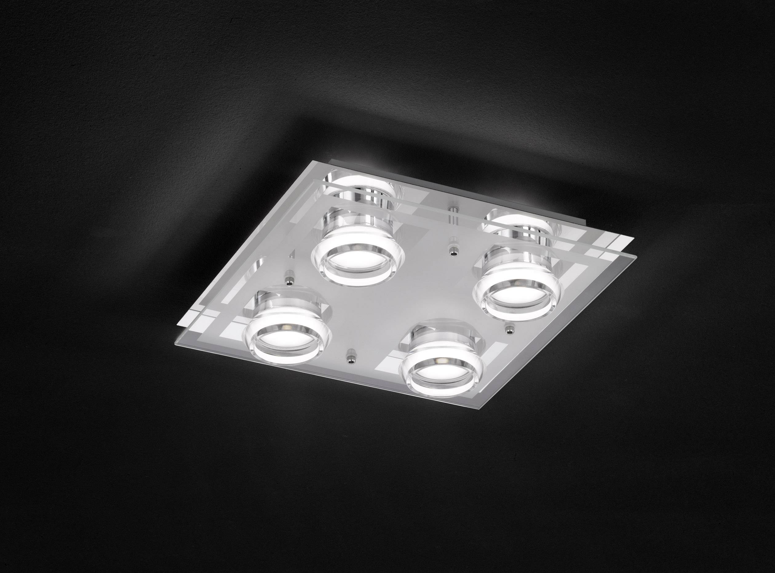 ACTION 922304010000 Moody Plafonnier LED LED LED intégrée 20 W chrome