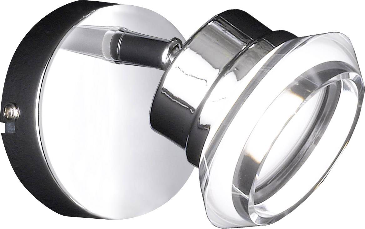 ACTION Morgan 433601010000 Projecteur mural LED 5 W blanc chaud chrome