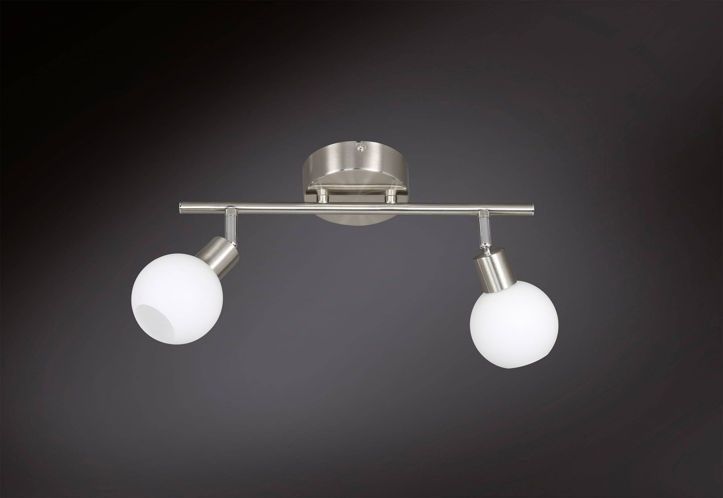 ACTION Nois 707102640000 Plafonnier à spot LED 10 W blanc chaud nickel (mat)