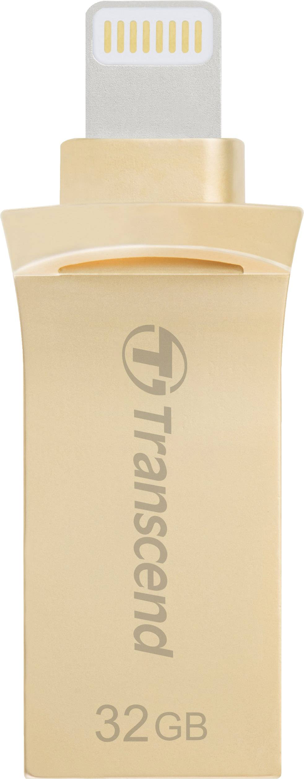 Transcend JetDrive™ Go 500 USB-Zusatzspeicher Smartphone/Tablet Gold 32 GB USB 3.1, Lightning