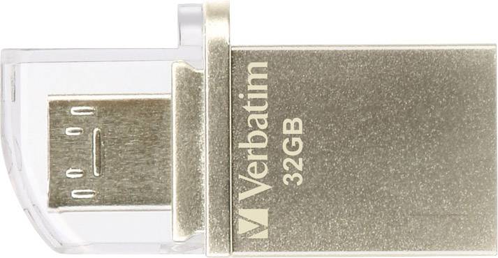 Verbatim OTG Micro Drive USB-Zusatzspeicher Smartphone/Tablet 32 GB USB 3.0, Micro USB 2.0