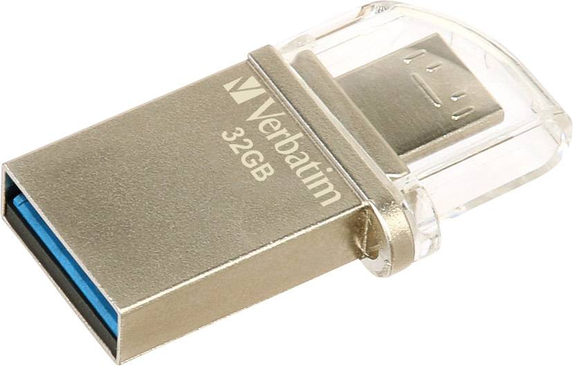 Verbatim OTG Micro Drive USB-Zusatzspeicher Smartphone/Tablet 32 GB USB 3.0, Micro USB 2.0