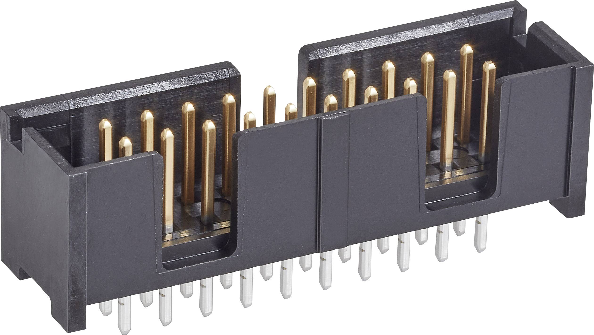 TE Connectivity 5103308-3 Embase mâle Pas: 2.54 mm Nbr total de pôles: 16 Nbr de rangées: 2