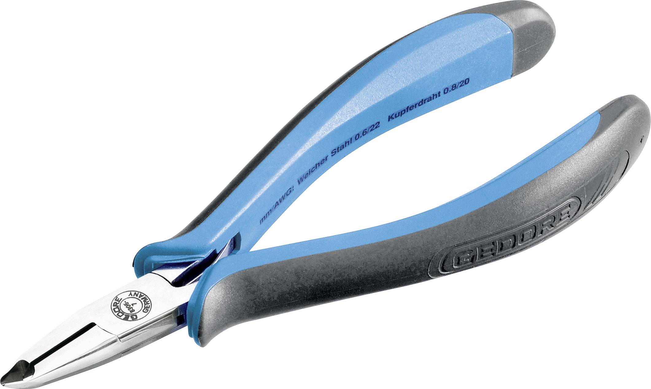 Pince coupante de biais avec facette Gedore 6725990 135 mm 1 pc(s)