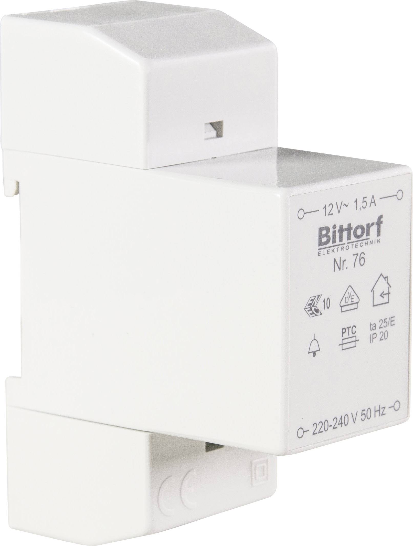 Transformateur de sonnette Bittorf 76 12 V/AC 1.5 A