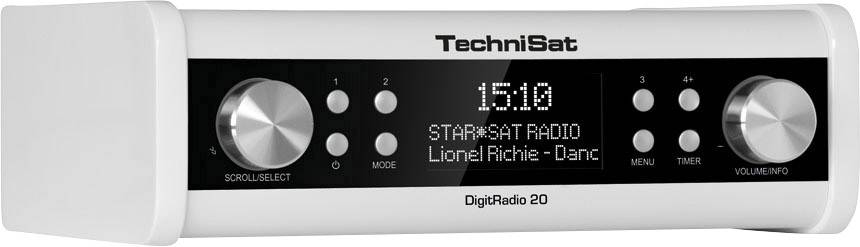 DAB+ TechniSat DigitRadio 20 AUX blanc