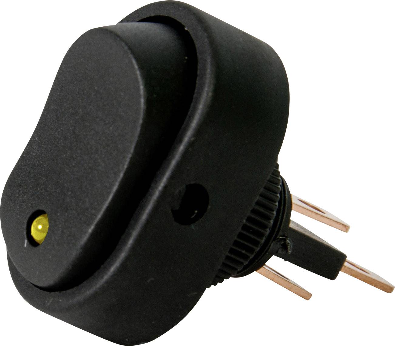 HP Autozubehör 28471 Interrupteur à bascule pour l'automobile 12 V 16 A 1 x Off/On à accrochage 1 pc(s)