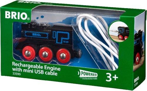 Locomotive sans fil noir brio avec mini-USB Brio 33599 1 pc(s)