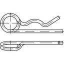 TOOLCRAFT Contact à ressort Acier galvanisé 25 pc(s)