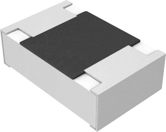 Un composant électronique rectangulaire de couleur grise sur un fond blanc.