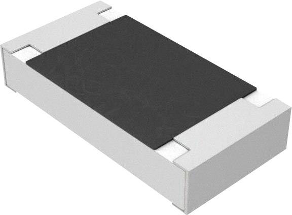 Un composant rectangulaire blanc avec un dessus noir, généralement utilisé dans les circuits électroniques.