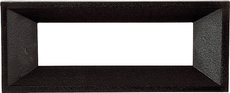 Cadre noir rectangulaire sur fond blanc.