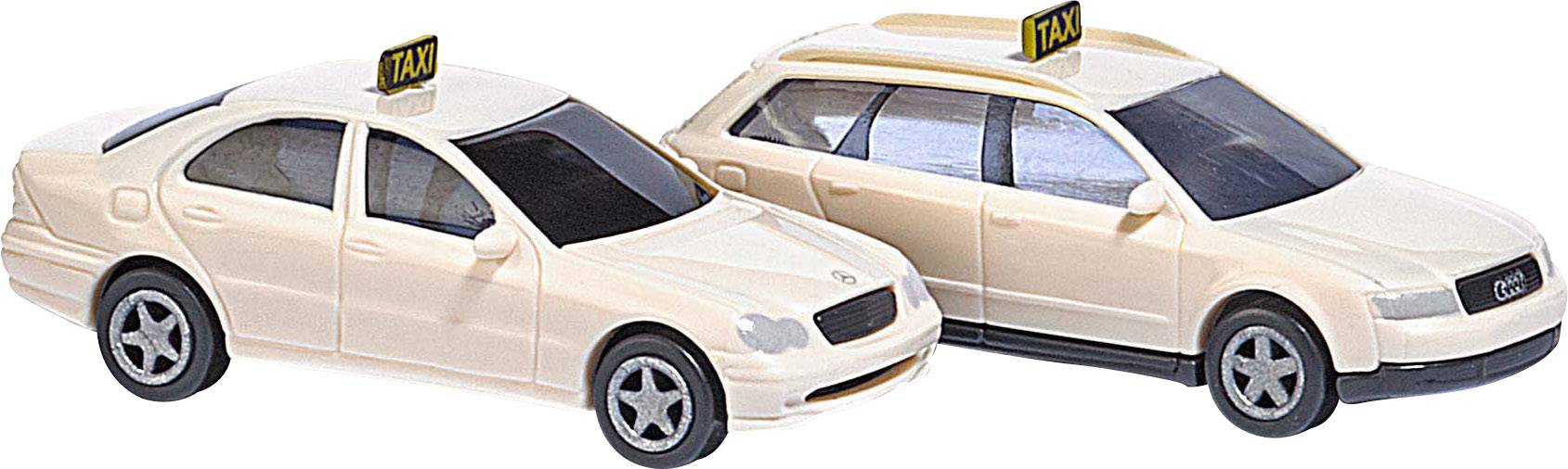 Busch 8341 N Modèle réduit de voiture particulière Mercedes Benz, Audi Taxis