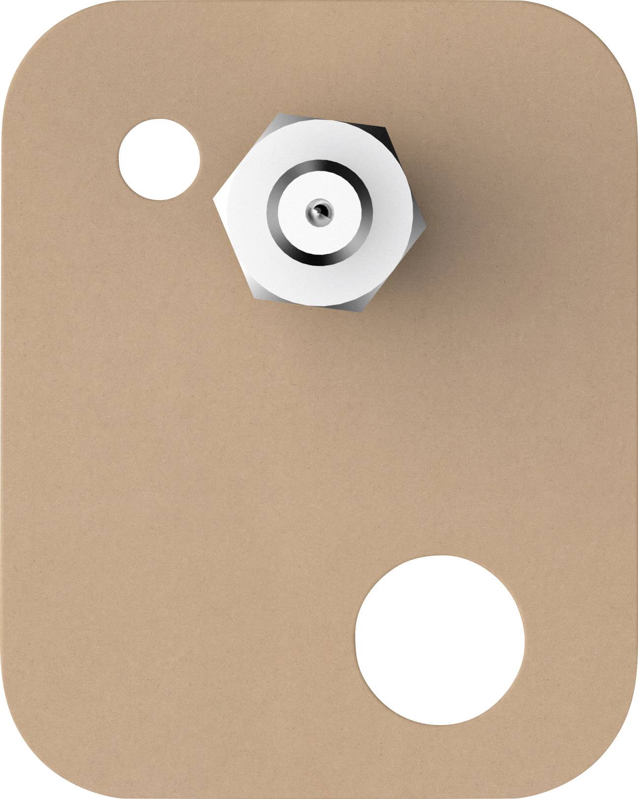 Vis adhésive rectangulaire tesa® tesa 77905-00000-00 (L x l) 23 mm x 16 mm beige 2 pc(s)