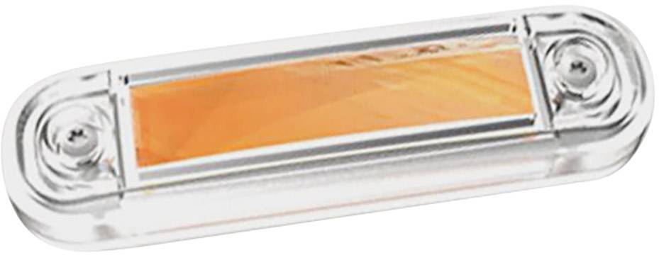 Feu de gabarit latéral orange Fristom 90047 transparent extrêmités de câble ouvertes 12 V, 24 V