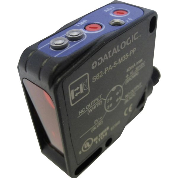 Barrière photoélectrique à réflexion Datalogic S62-PA-5-M01-PP 956201831 Portée max.: 300 mm 1 pc(s) Barrière photoélectrique à réflexion Datalogic S62-PA-5-M01-PP 956201831 Portée max.: 300 mm 1 pc(s)