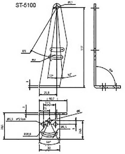 Support Datalogic ST-5100 95ACC2840 (L x l x H) 122.5 x 38.5 x 40.7 mm 1 pc(s)