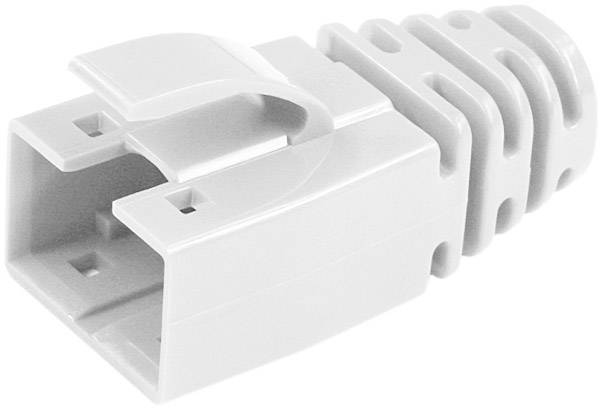 Passe-câble anti-pliage avec loquet de protection BEL Stewart Connectors 39200-844 RJ45 blanc