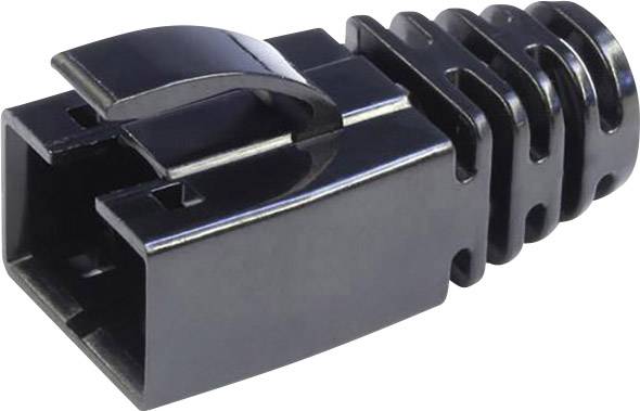 Passe-câble anti-pliage avec loquet de protection BEL Stewart Connectors 39200-838 RJ45 noir