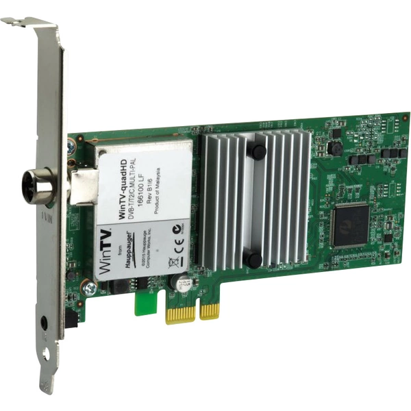 Carte PCIe x1 Hauppauge WinTV-quadHD avec télécommande Nombre de tuners: 4 Carte PCIe x1 Hauppauge WinTV-quadHD avec télécommande Nombre de tuners: 4