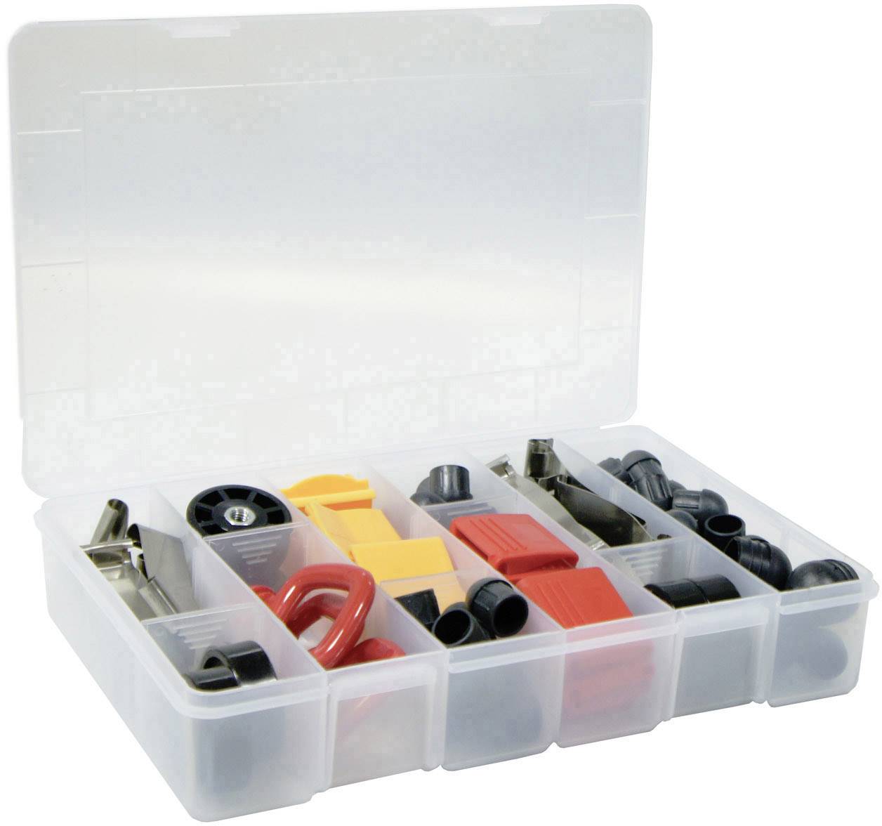 Boîte de rangement VISO O100 (L x l x H) 130 x 100 x 30 mm Nombre de compartiments: 10 1 pc(s)