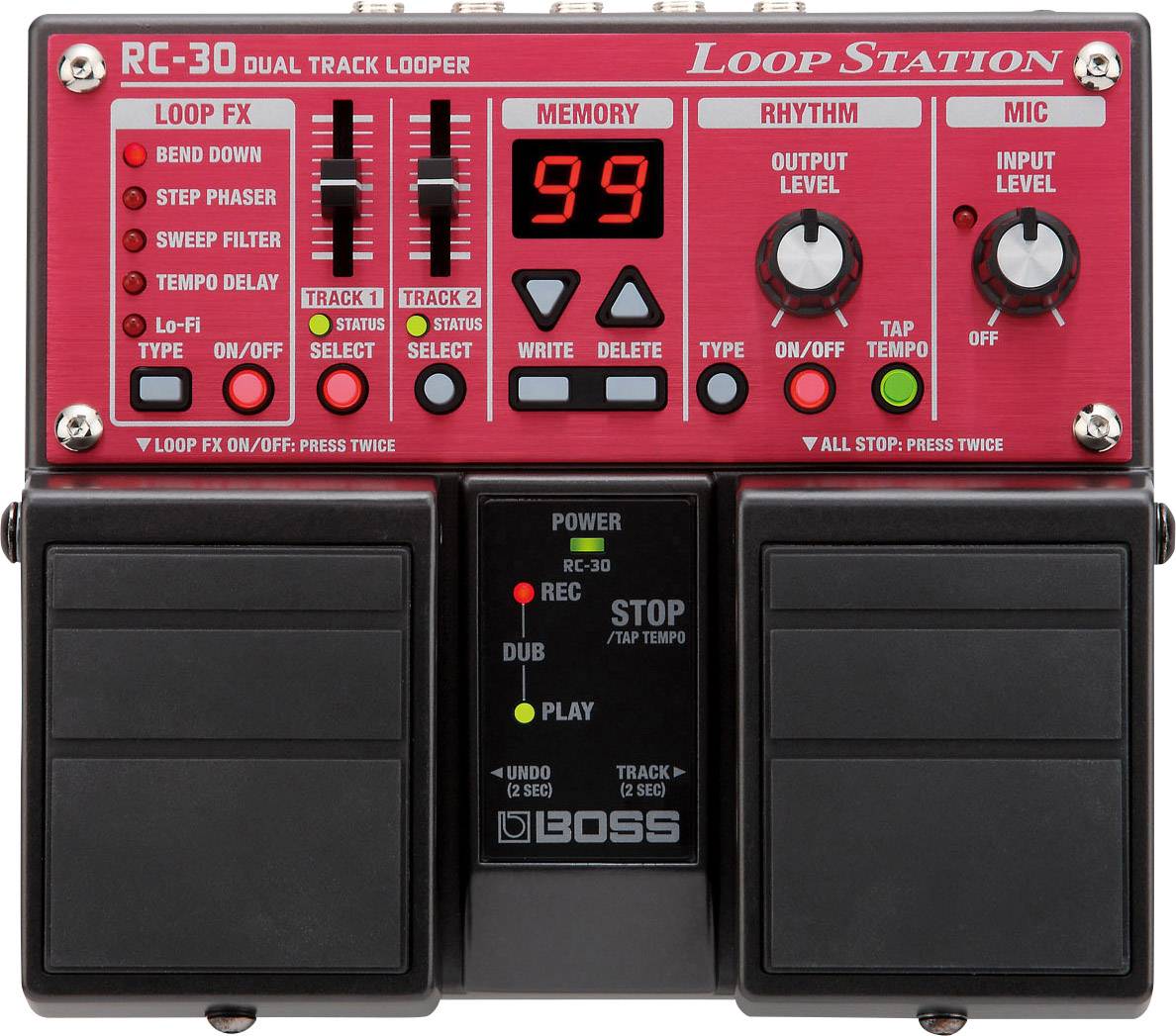 BOSS RC-30 Gitarreneffekt Loop-Pedal