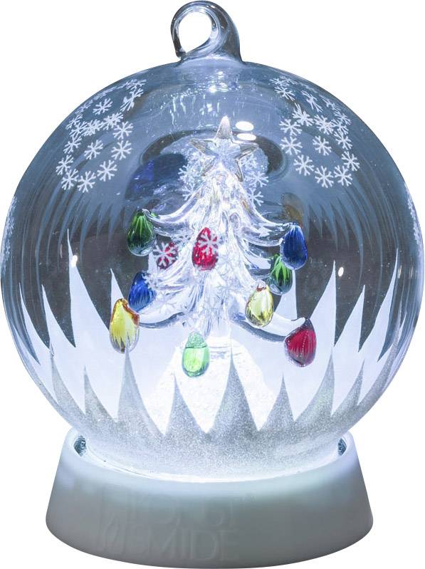 Boule en verre sapin de Noël Konstsmide 3407-000 N/A transparent