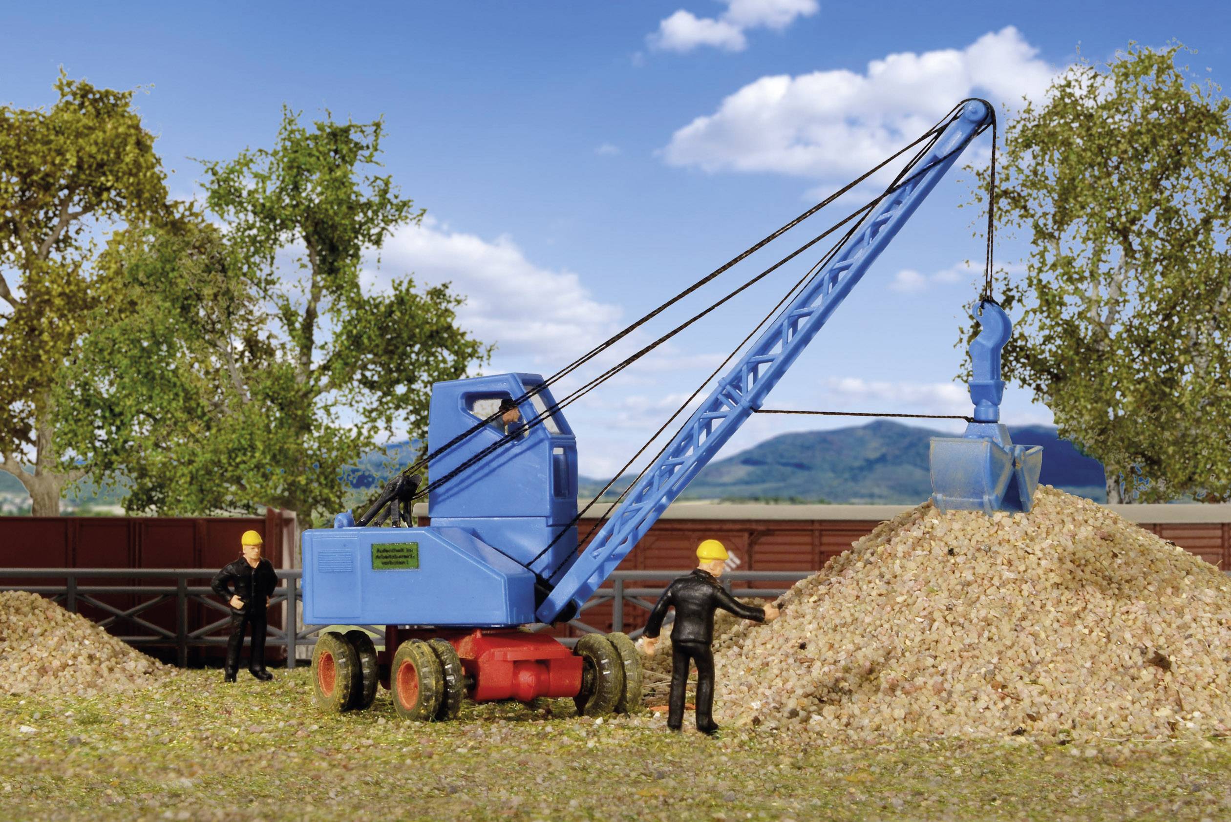 Kibri 11281 H0 Modèle réduit de véhicule de construction Fuchs Pelle à câble mobile