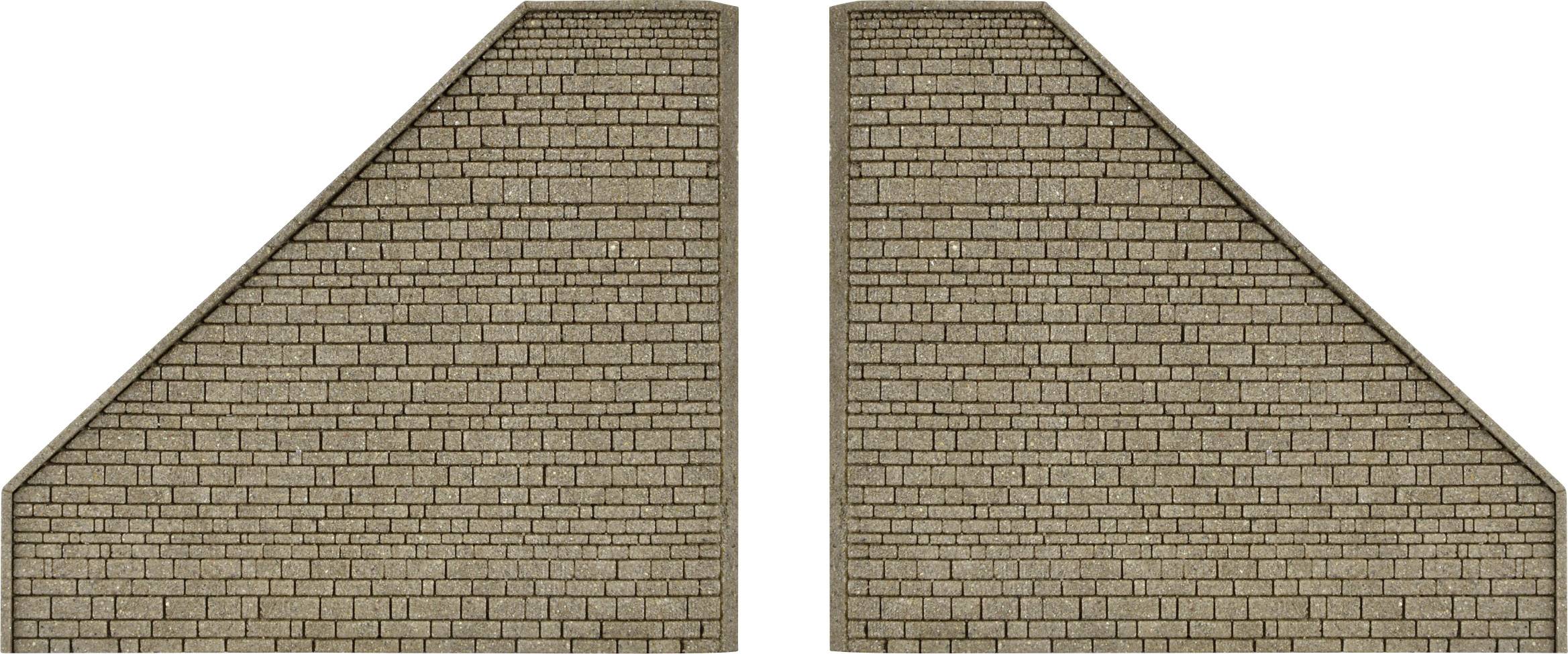 Mur de soutènement Vollmer 48101 modèle fini H0 1 set