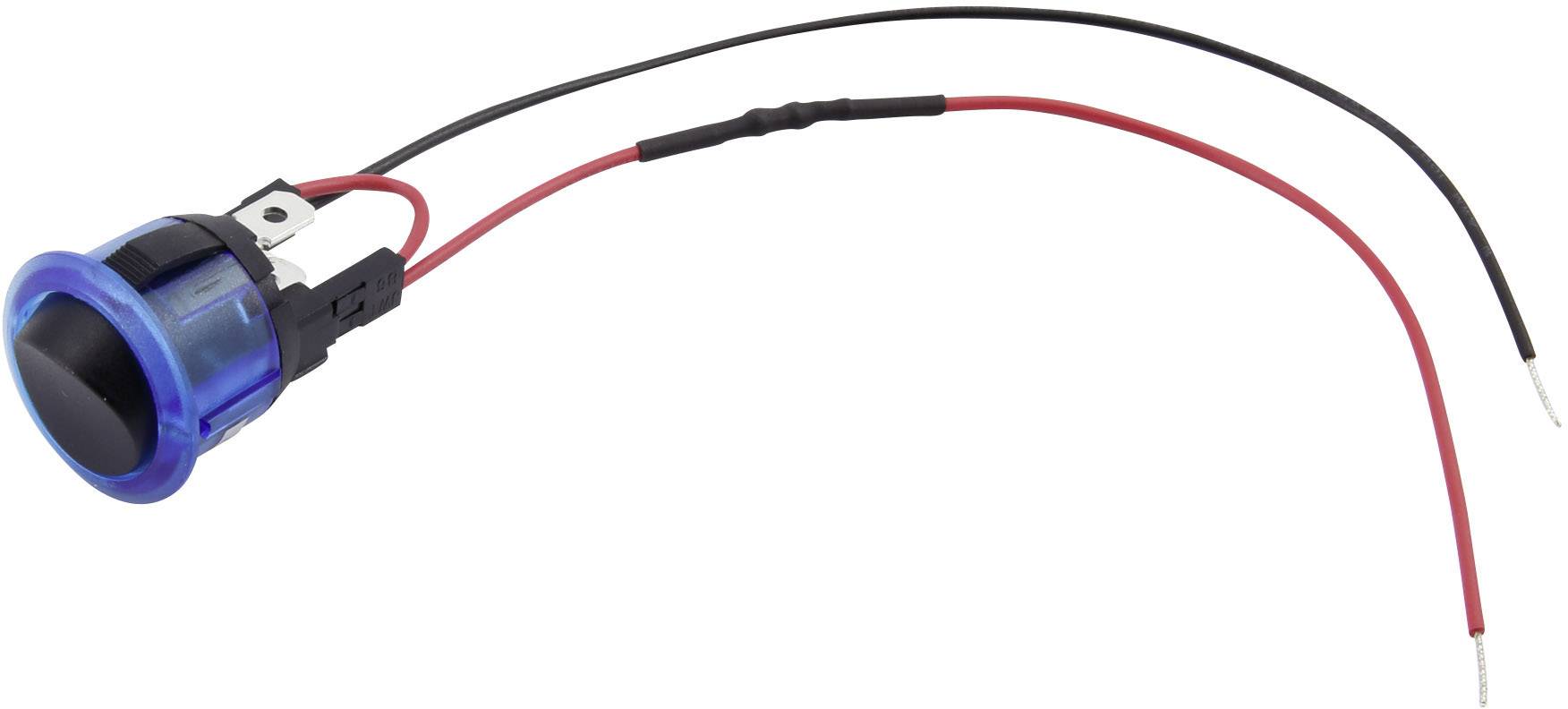 SCI R13-112AH Interrupteur à bascule R13-112AH 28 V/DC 10 A 1 x Off/On à accrochage 1 pc(s)