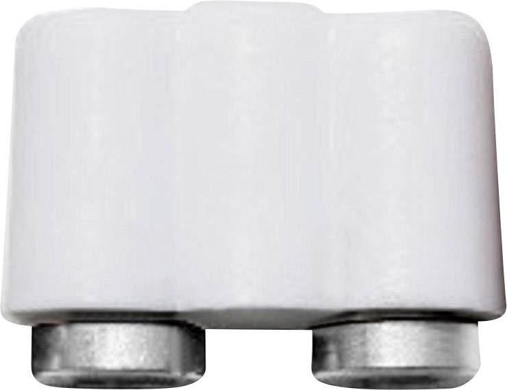 Fiche banane femelle double Ø de la broche: 2.6 mm BELI-BECO 61/17ws blanc