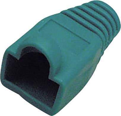 Capuchon de protection RJ45 vert pour réduire les ruptures de câbles et augmenter la durabilité des câbles réseau.