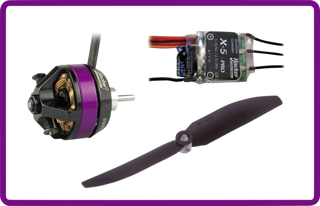 Avion RC à moteur Hacker SkyFighter EVO Combo - Racing Design 10949412