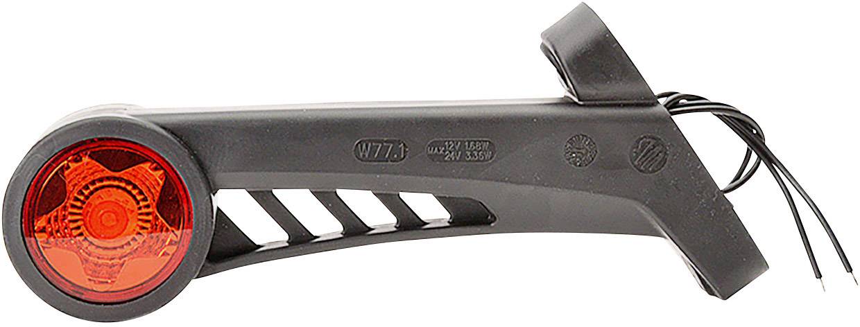 Feu de gabarit gauche blanc, orange, rouge WAS 888L extrêmités de câble ouvertes 12 V, 24 V